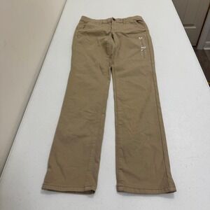American Eagle Skinny Stretch Khaki Pants Mens 8 29W Low Rise Tan Chino New